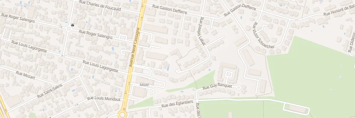 Plan du 19 Rue Joseph Labat à Cenon