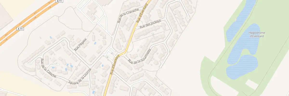 Plan du 9 Rue de la Gourmette à Écouflant