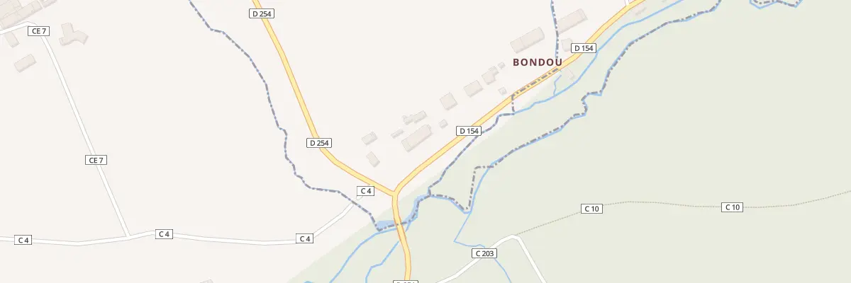 Plan du 3 Bondou à Montendre