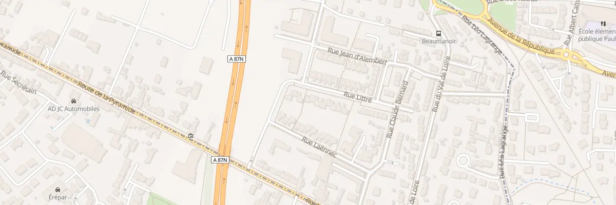 Plan du 31 Rue Littré à Angers
