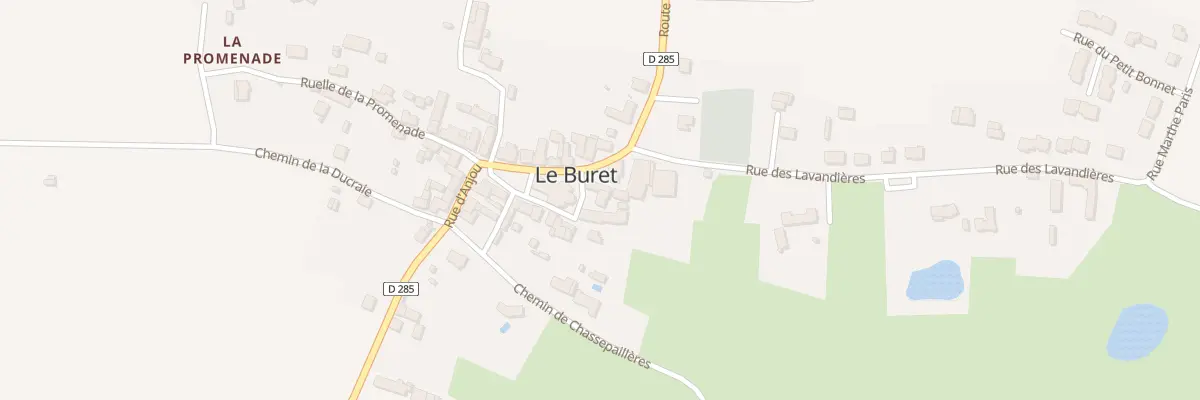 Plan du 21 Pl Buaret au Buret