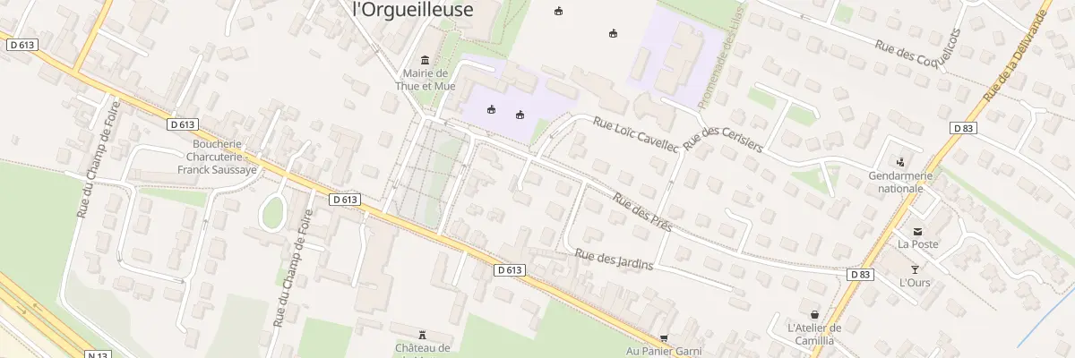 Plan du 4B Rue des Prés à Thue et Mue