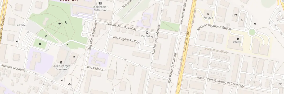 Plan du 17 Rue François Rabelais à Lormont