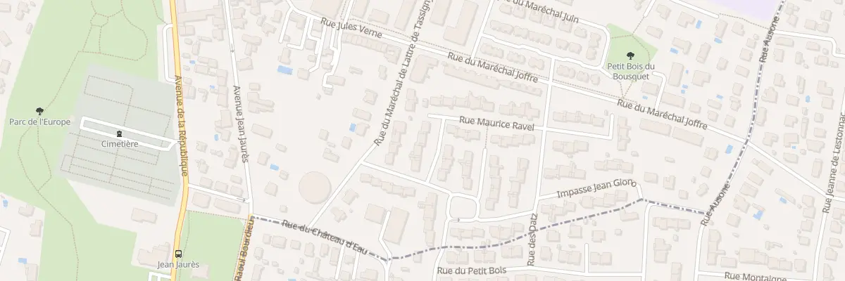 Plan du 6 Rue Maurice Ravel à Bassens