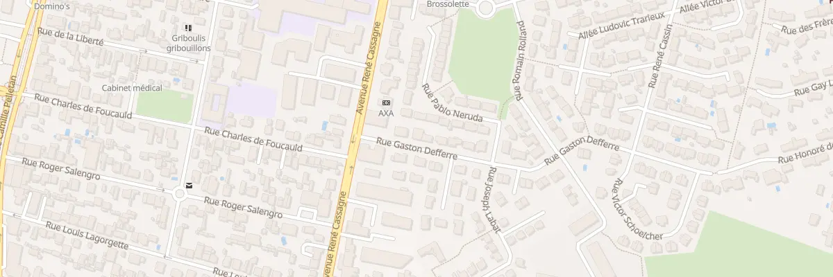 Plan du 4 Rue Gaston Deferre à Cenon
