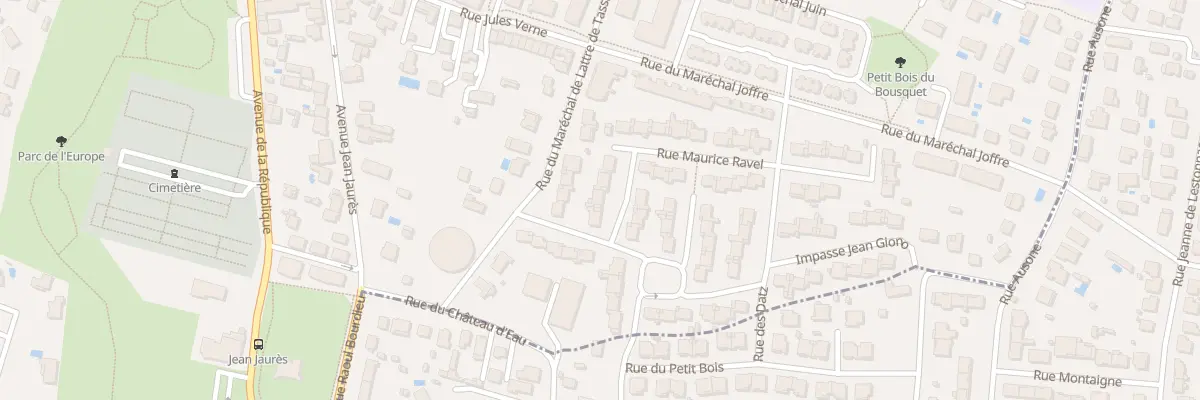 Plan du 4 Rue Maurice Ravel à Bassens