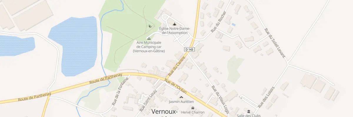 Plan du 8 Rue du Centre à Vernoux-en-Gâtine