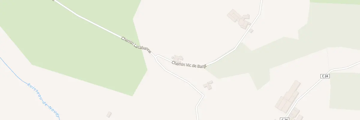 Plan du 1970 Che Vic de Baigt à Lasseube