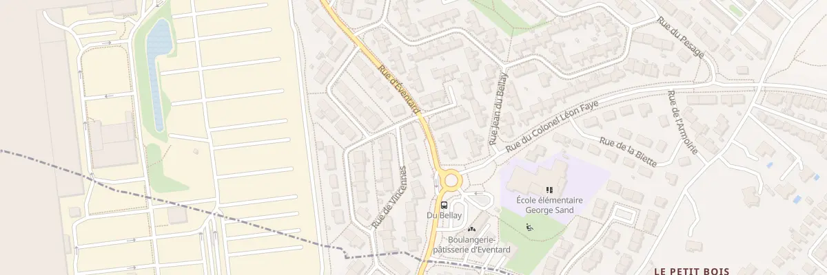 Plan du 23 Rue d’Éventard à Écouflant