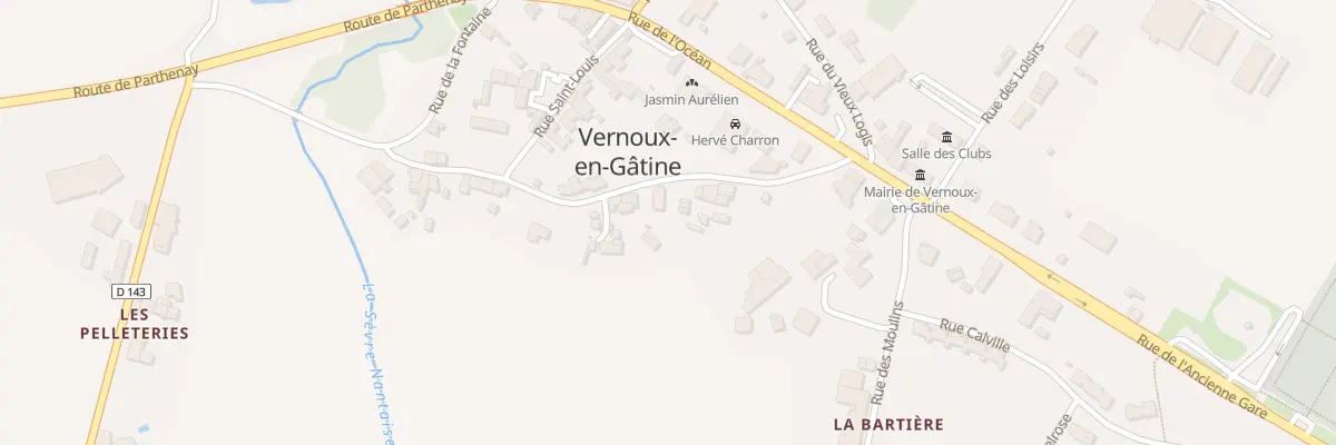 Plan du 14 Rue de la Sèvre à Vernoux-en-Gâtine