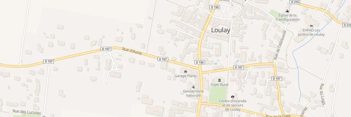 Plan du 2 Rue d’Aunis à Loulay