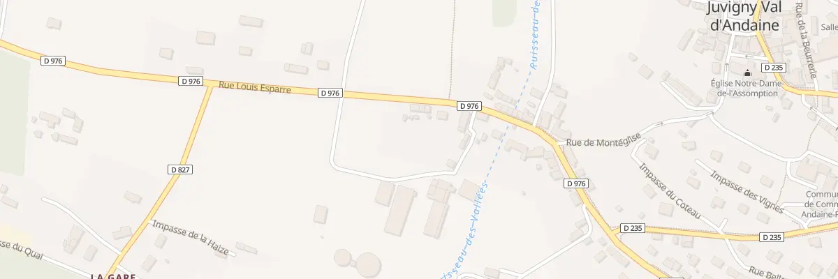 Plan du 12 Rue Louis Esparre à Juvigny Val d’Andaine