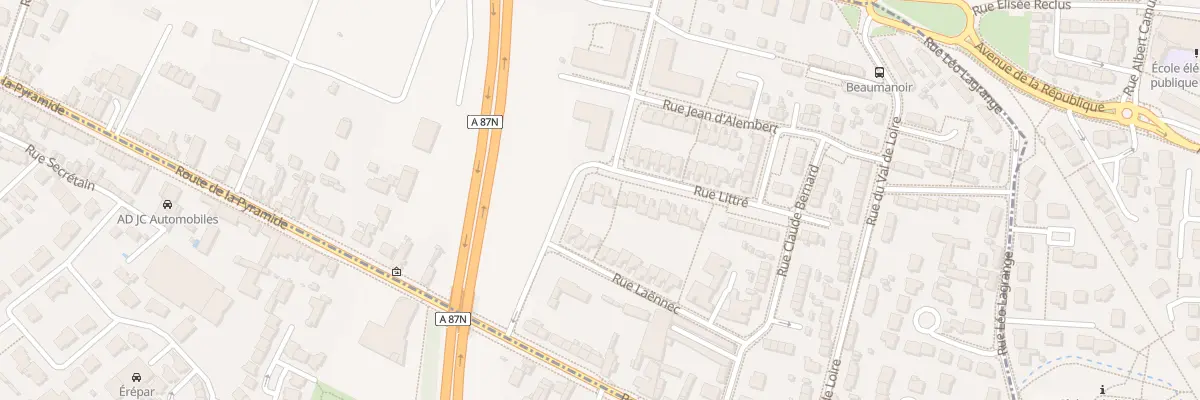 Plan du 35 Rue Littré à Angers