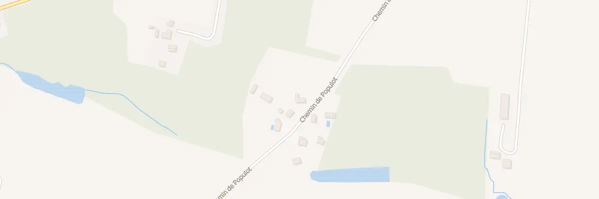 Plan du 280 Che de Populot à Benquet