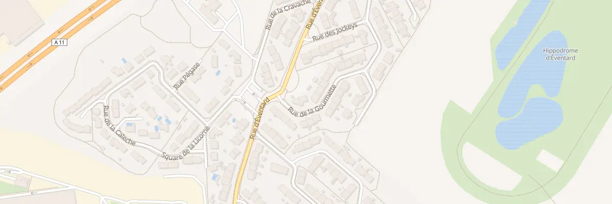 Plan du 3 Rue de la Gourmette à Écouflant