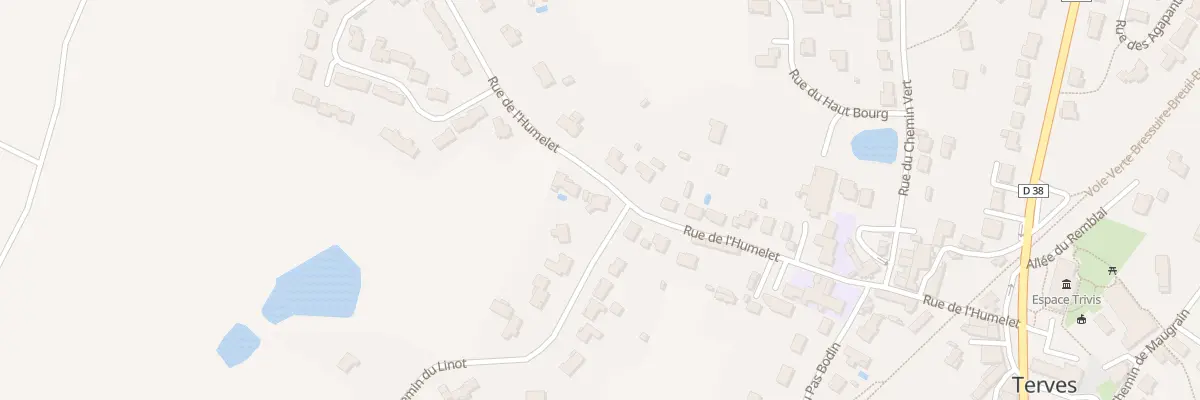 Plan du 23 Rue de l’Humelet Terves à Bressuire