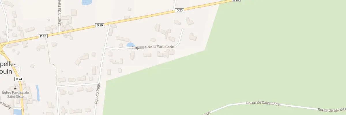 Plan du 12 Che de la Portellerie à La Chapelle-Rainsouin