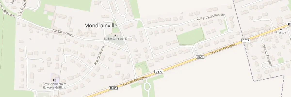 Plan du 9 Rue d’Eaubonne à Mondrainville