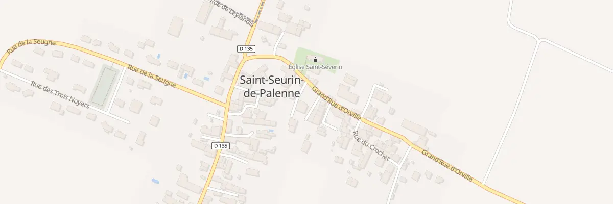 Plan du 1 Rue des Petits Chemins à Saint-Seurin-de-Palenne