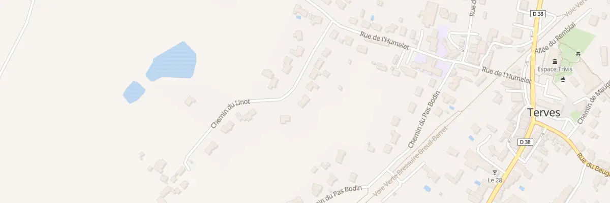 Plan du 7 Che du Linot Terves à Bressuire