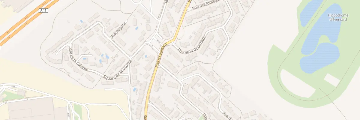 Plan du 8 Rue de la Gourmette à Écouflant