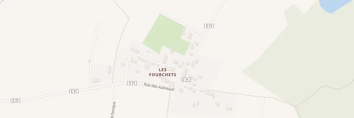 Plan du 186 Imp des Fourchets à Champsecret