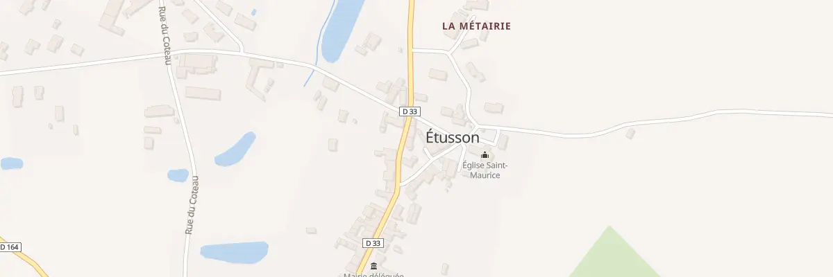 Plan du 4 Rue du Lavoir Etusson à Saint Maurice Étusson