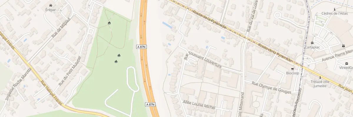 Plan du 24 Rue Toussaint Louverture aux Ponts-de-Cé
