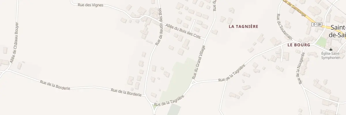 Plan du 4 All du Bois des Cots à Saint-Sever-de-Saintonge