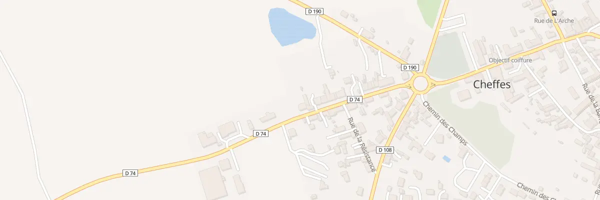 Plan du 24 Rue de la Croix Blanche à Cheffes