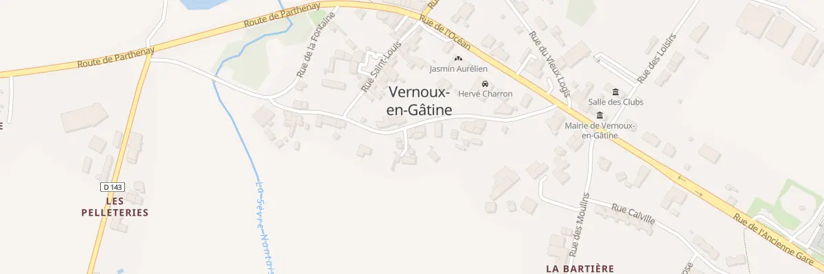 Plan du 1 Imp du Lavoir à Vernoux-en-Gâtine
