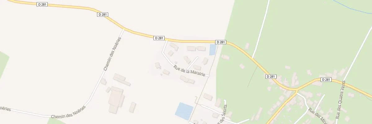 Plan du 1 Imp du Méteil à Saint-Georges-le-Fléchard