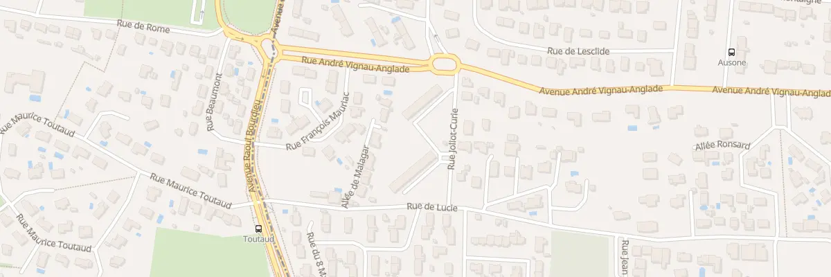 Plan du 2 Rue Joliot-Curie à Carbon-Blanc