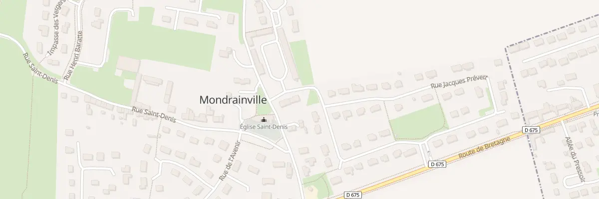Plan du 3 Rue d’Eaubonne à Mondrainville