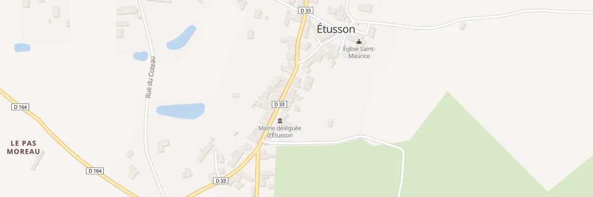 Plan du 18 Rue de la Mairie Etusson à Saint Maurice Étusson
