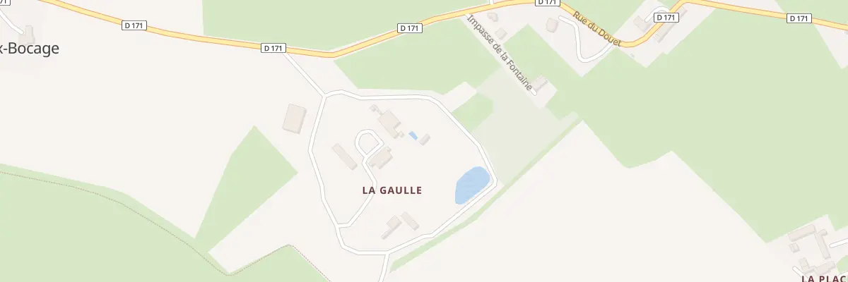 Plan du 5009B La Gaule à Préaux-Bocage