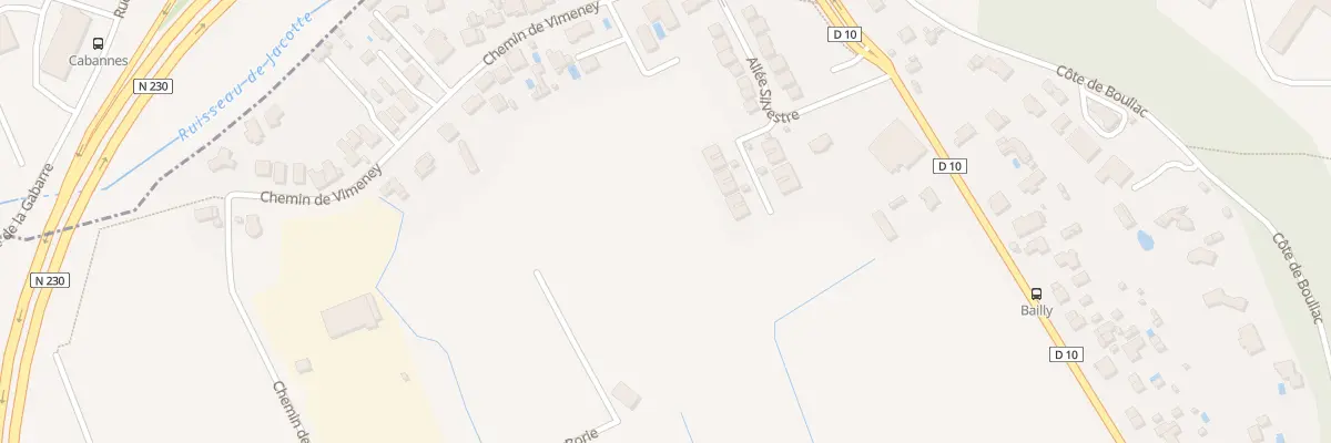 Plan du 4 Rte de Latresne à Bouliac