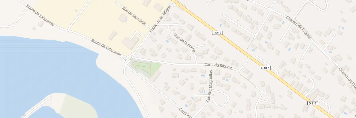 Plan du 8 Cami de Riberot à Denguin