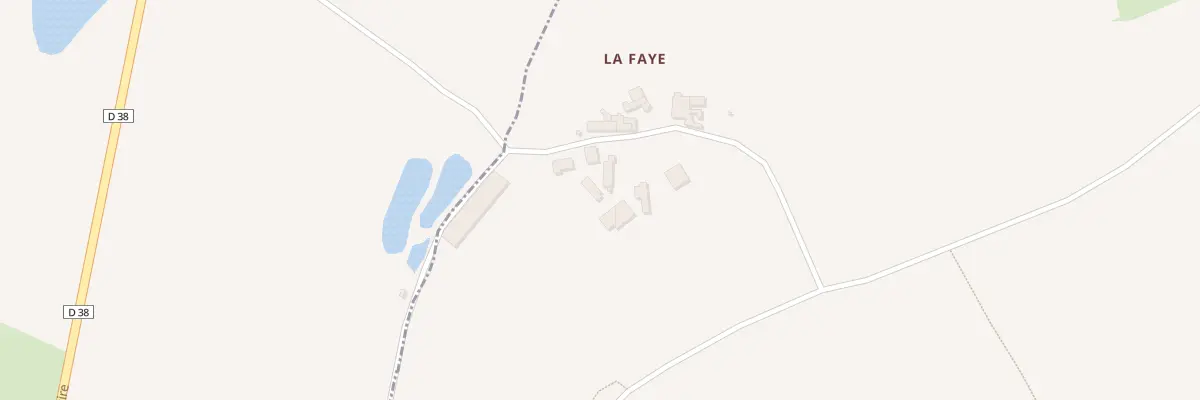 Plan du 1 La Faye à Chanteloup