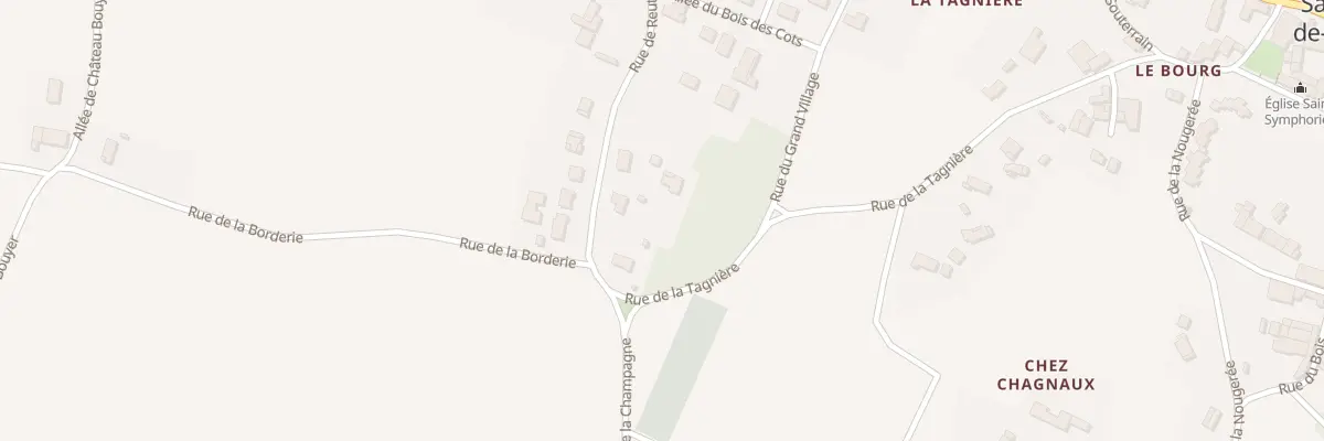 Plan du 21B Rue de Reutin des Bois à Saint-Sever-de-Saintonge