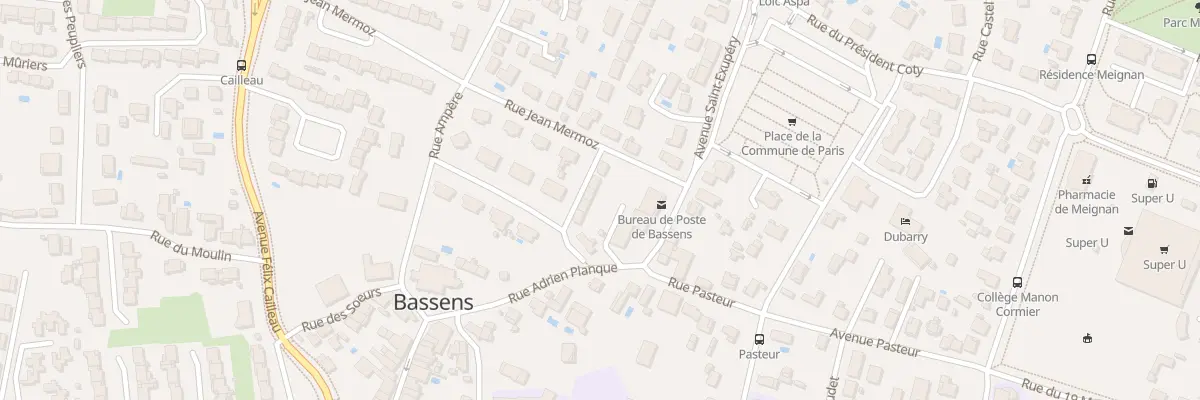 Plan du 5 Rue Maryse Bastié à Bassens