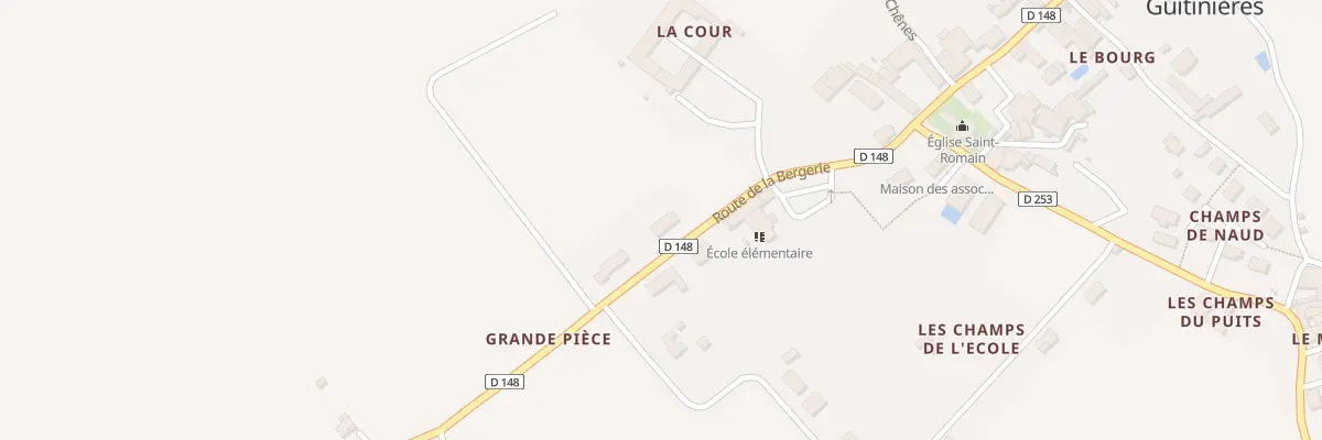 Plan du 10 Rte de la Bergerie à Guitinières