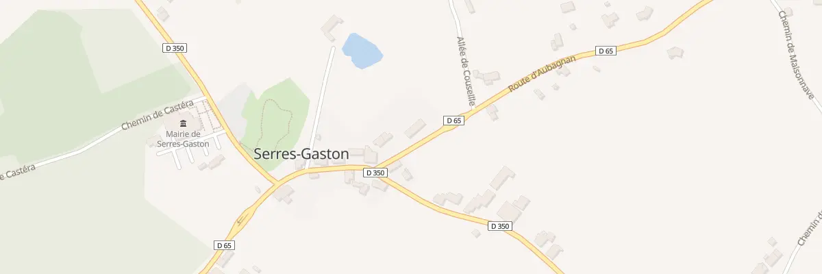 Plan du 187 Rte d’Aubagnan à Serres-Gaston