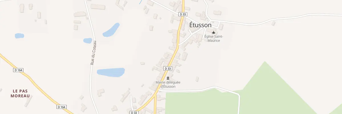 Plan du 23 Rue de la Mairie Etusson à Saint Maurice Étusson