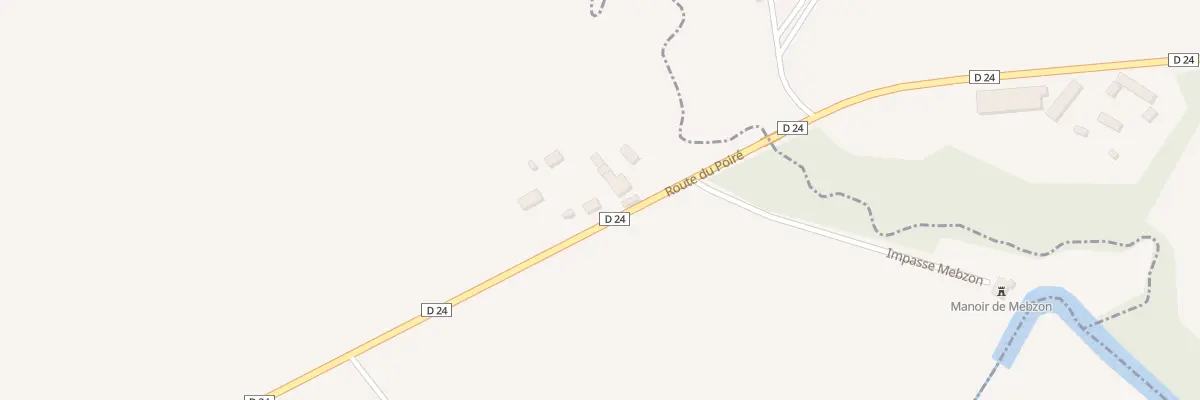 Plan du 2671 Rte du Poiré à Juvigny Val d’Andaine