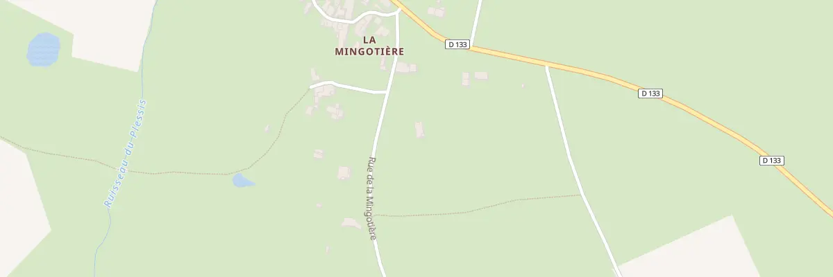 Plan du 1 Rue de la Mingotière à Fenioux