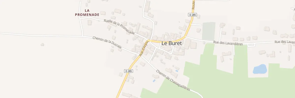 Plan du 1 Pl Buaret au Buret