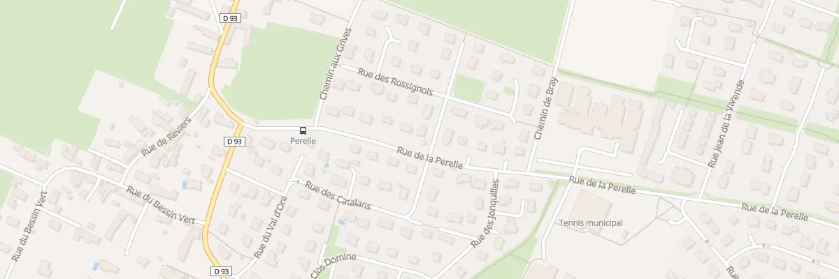 Plan du 20 Rue de la Perelle à Thue et Mue