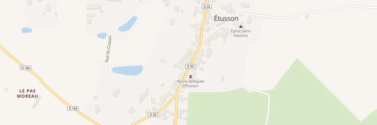 Plan du 15 Rue de la Mairie Etusson à Saint Maurice Étusson
