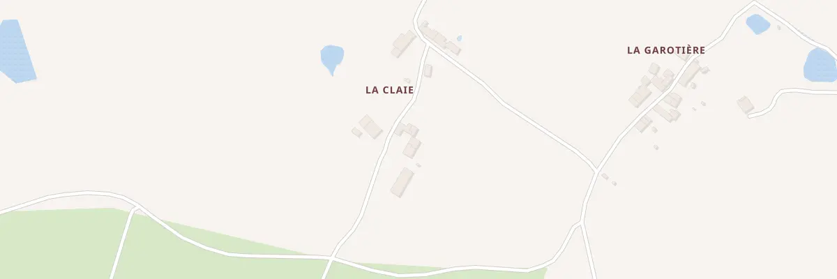 Plan du 5236 La Claye Sud à Largeasse